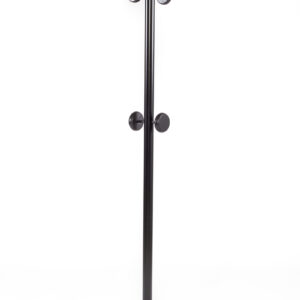 Perchero stick negro con paraguero