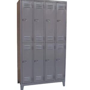 Guardarropas metalico de 8 puertas cortas