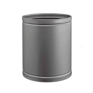 Cesto papelero pvc gris