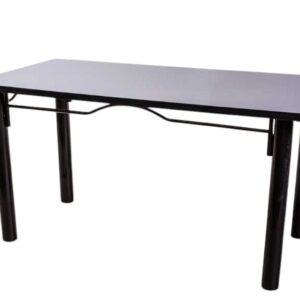 Mesa comedor de 1,80x0,80 color negro con granito