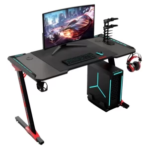 Escritorio gamer fiber carbone